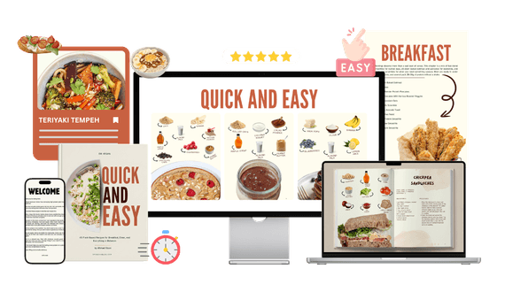 Quick and Easy Recipes digital preview
